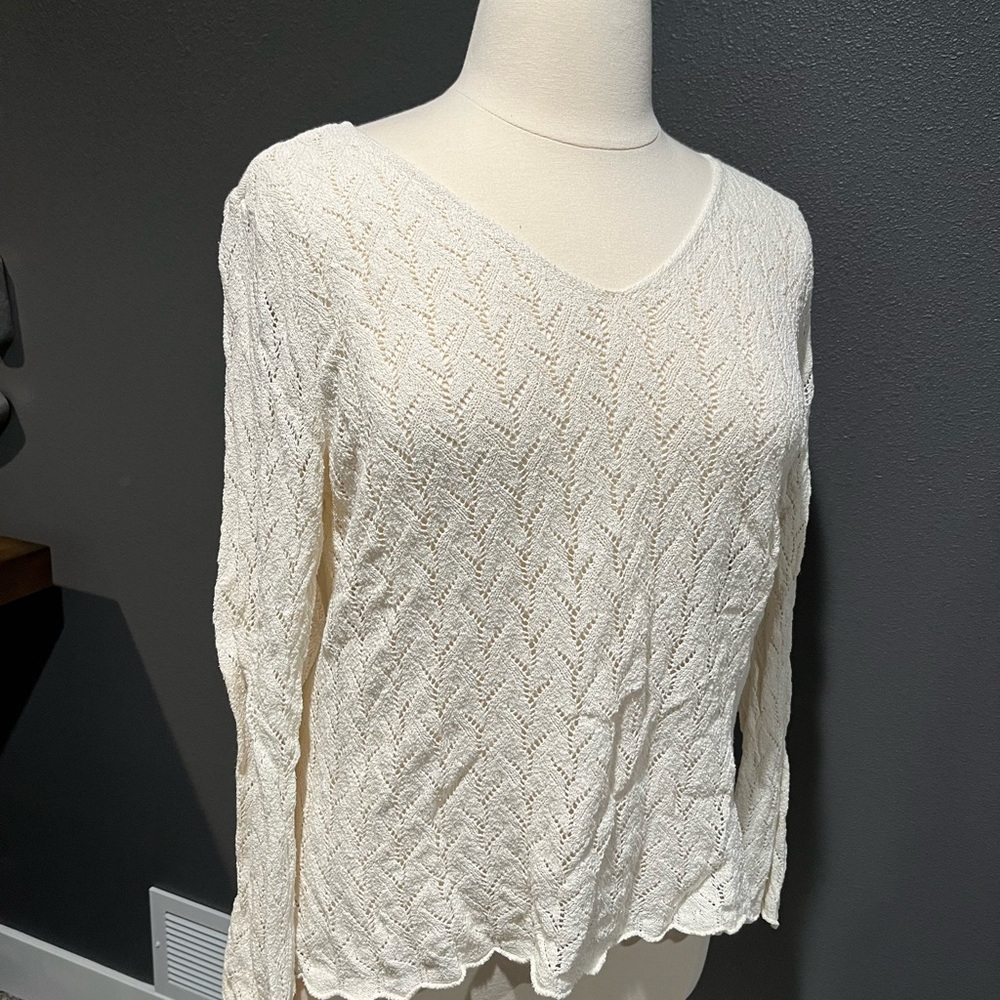 J Jill lacy sweater XL